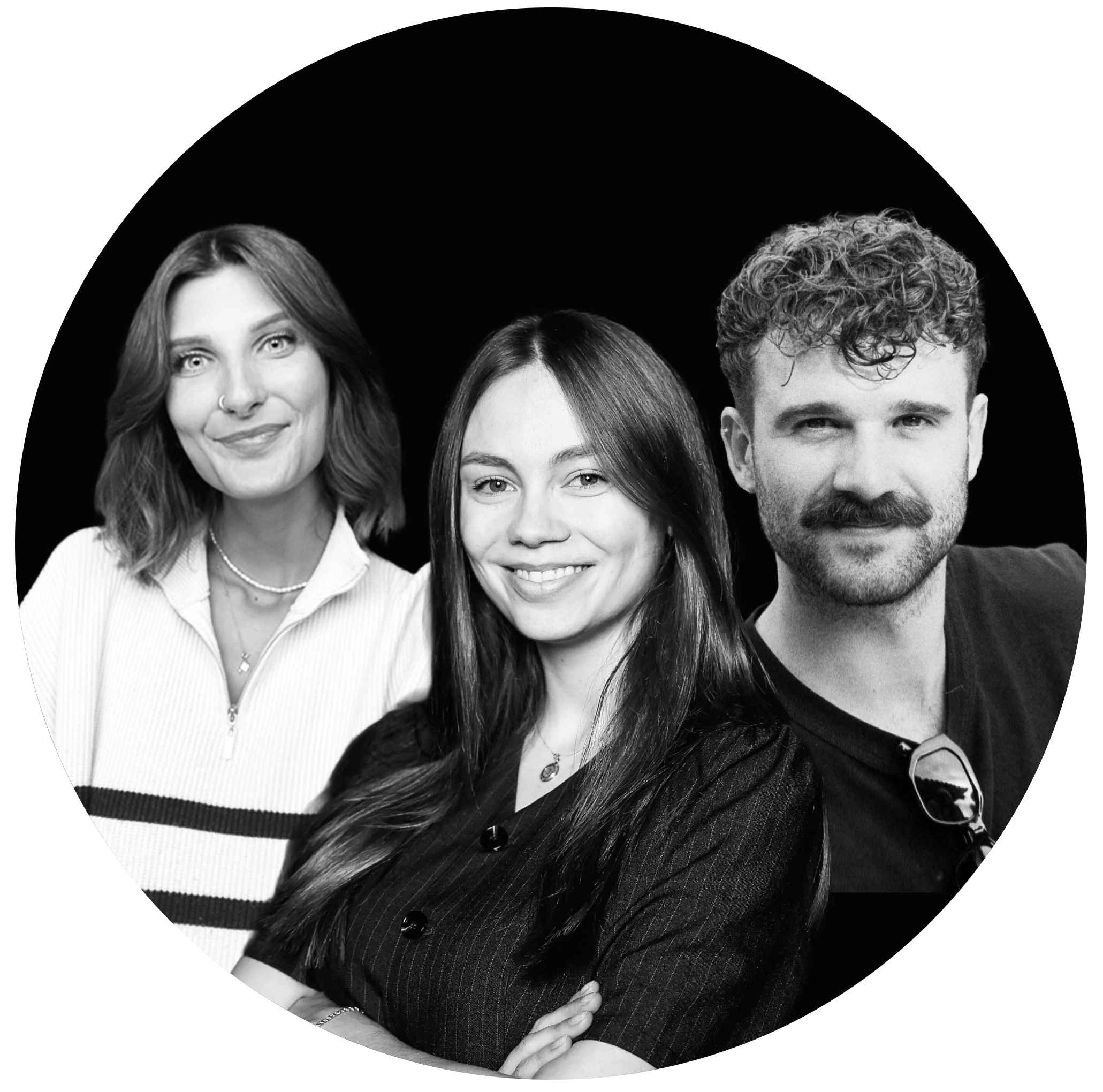 Kim, Tessa und Moritz