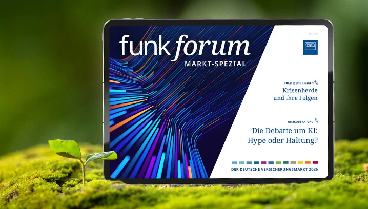 Digitales Magazin Funk Forum Markt Spezial auf einem Tablet