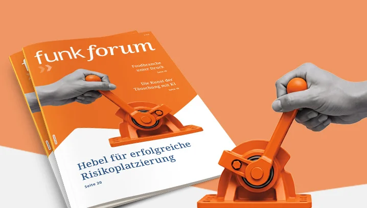 Magazin Funk Forum auf orangenem Hintergrund